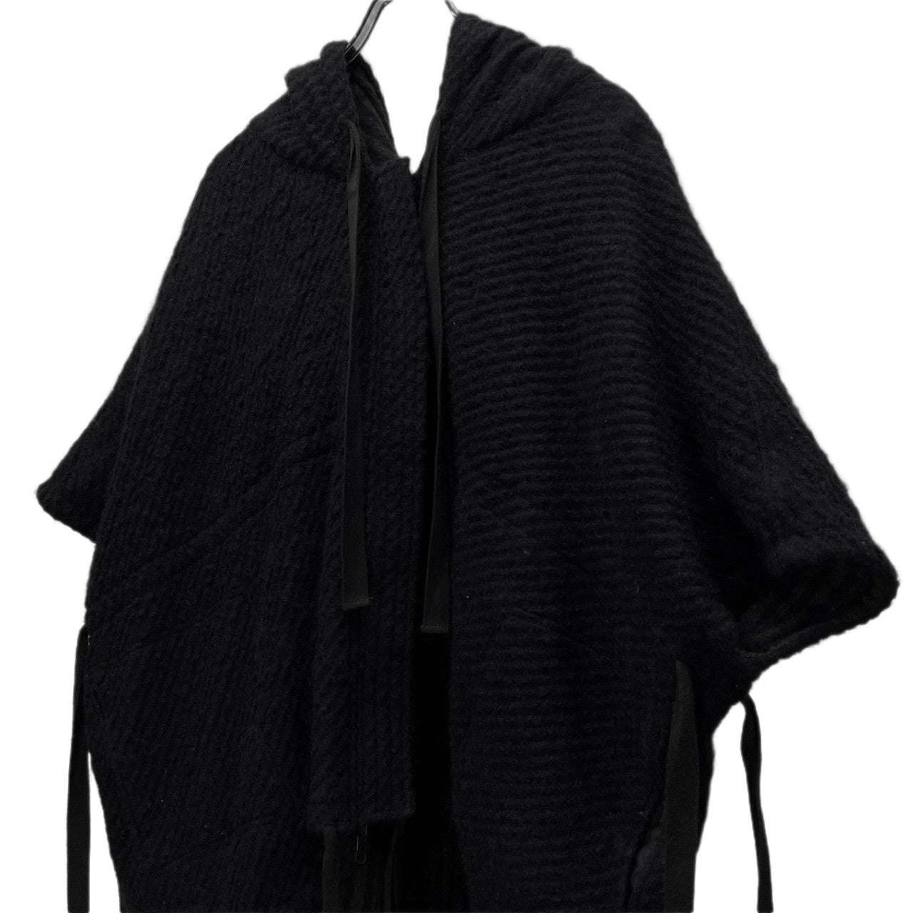 A.F ARTEFACT ウールモヘアリバーシブルストライプドローストリングジップアップパーカー フーディ トップス アウター ジャケット ブルゾン エーエフ アーティファクト メンズ