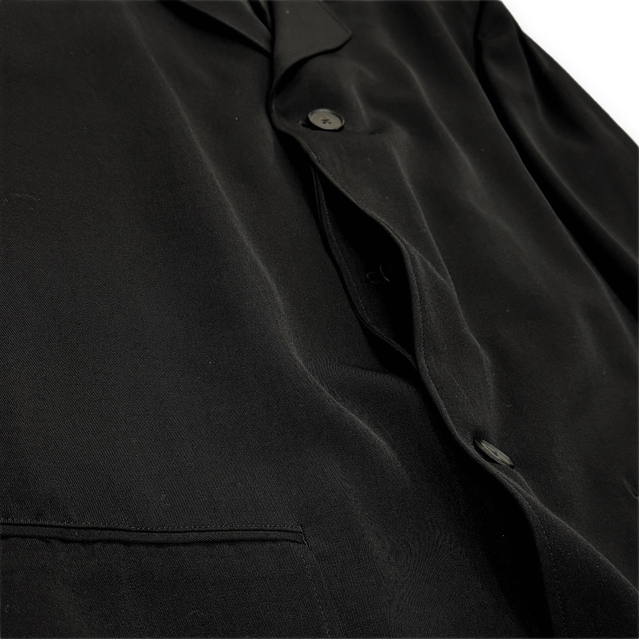 Y's for men ウールギャバジン変形比翼ボタン3Bテーラードジャケット ブルゾン コート アウター Archive 90s Yohji Yamamoto Pour Homme ヨウジヤマモトプールオム ワイズフォーメン メンズ