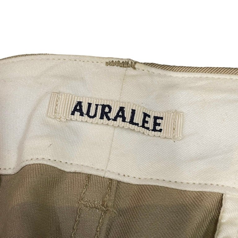 AURALEE 20AW WASHED FINX CHINO WIDE PANTS フィンクスコットンチノクロスワイドパンツ スラックス トラウザーズ A20AP01CN 定価36,300円 オーラリー メンズ