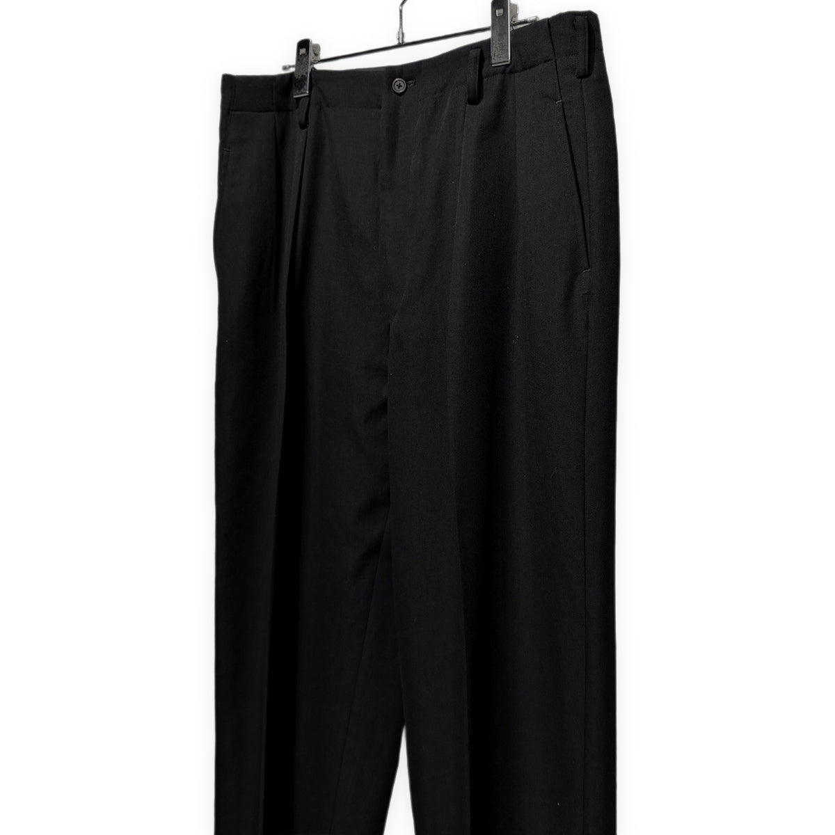 Y's for men ウールギャバジン2タックワイドテーパードスラックス パンツ トラウザーズ Archive 90s Yohji Yamamoto Pour Homme ヨウジヤマモトプールオム ワイズフォーメン メンズ