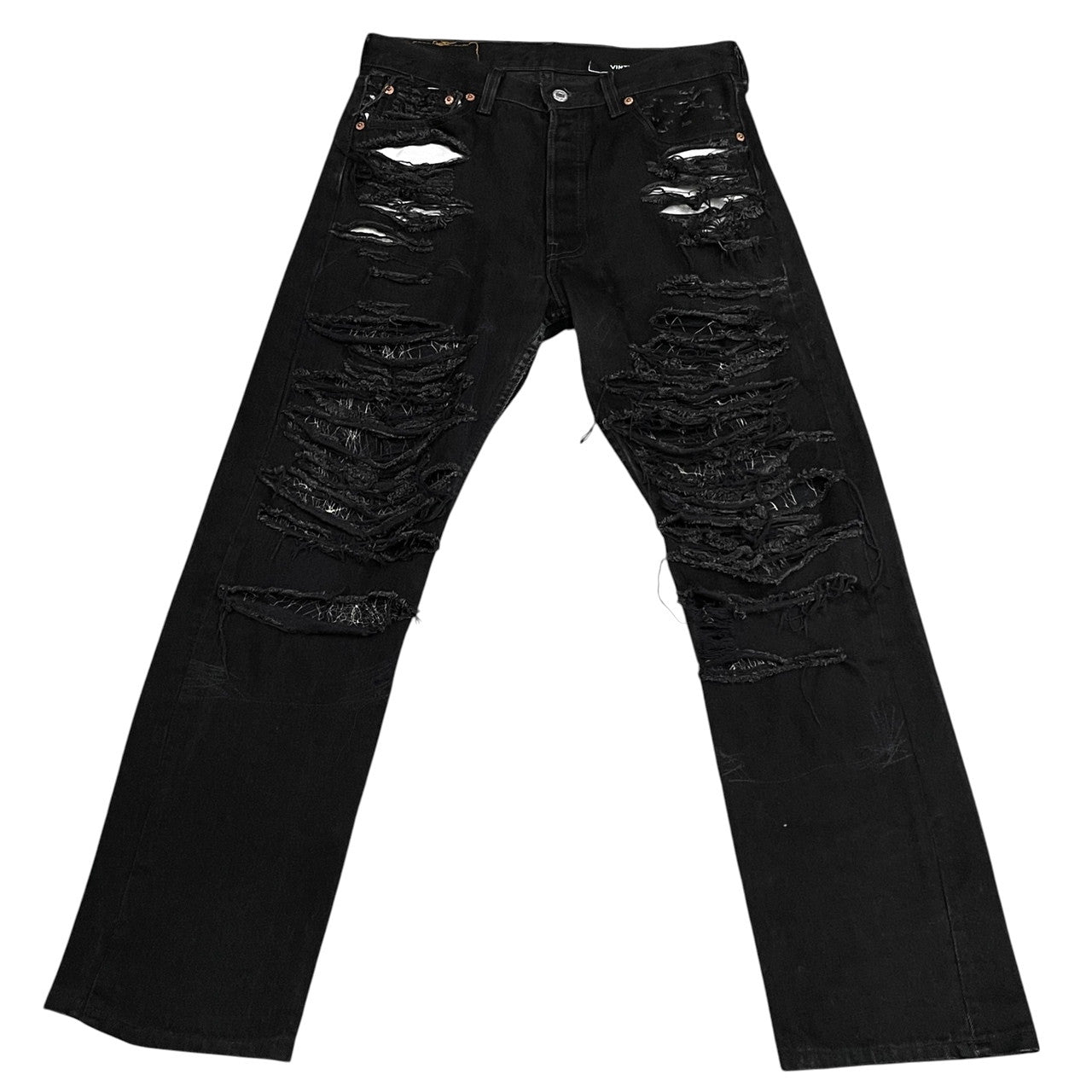 VINTI ANDREWS リーバイスリメイクダメージデニムパンツ ジーンズ 加工 Levi's ボトムス ヴィンティアンドリュース メンズ