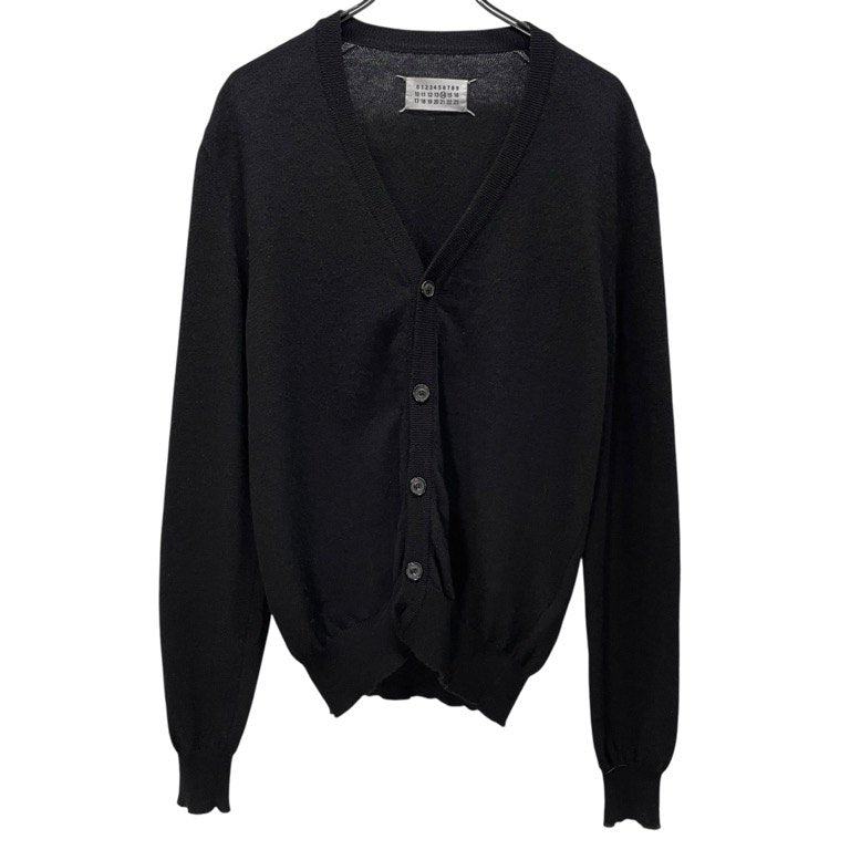Maison Martin Margiela 14 08AW レザーエルボーパッチニットカーディガン Archive ここのえ セーター トップス メゾンマルタンマルジェラ メンズ