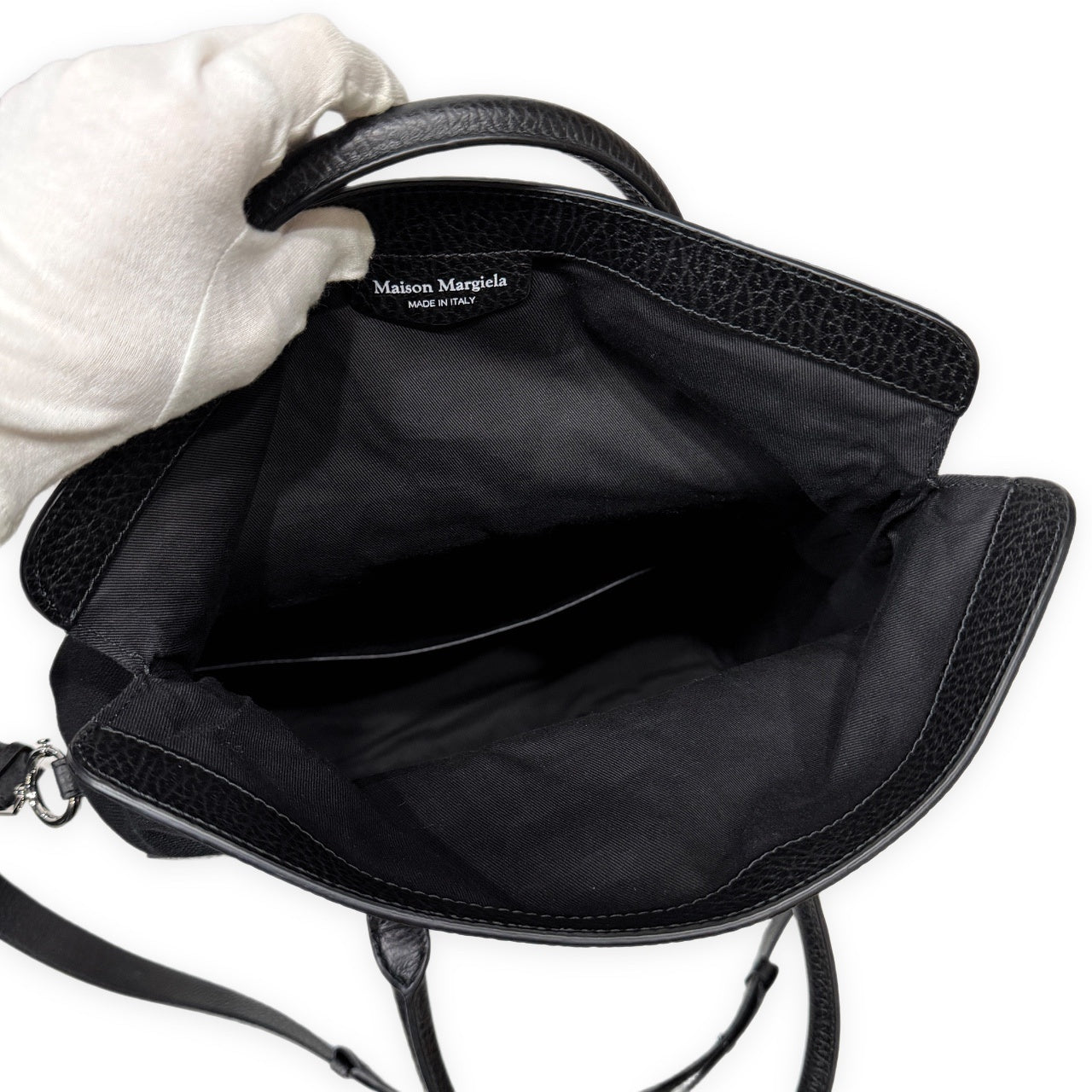 Maison Margiela 11 5AC Daily Vertical 2WAY トート ショルダー レザーバッグ 鞄 カバン ロゴ SB1WA0004 P4348 T8013 定価335,500円 未使用 メゾンマルジェラ メンズ レディース ユニセックス