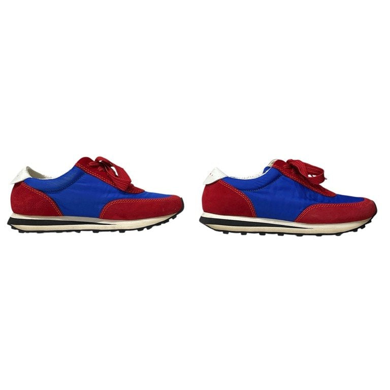 MARNI ナイロン切替スエードレザーボリュームソールローカットスニーカー シューズ 靴 クツ 厚底 マルニ メンズ
