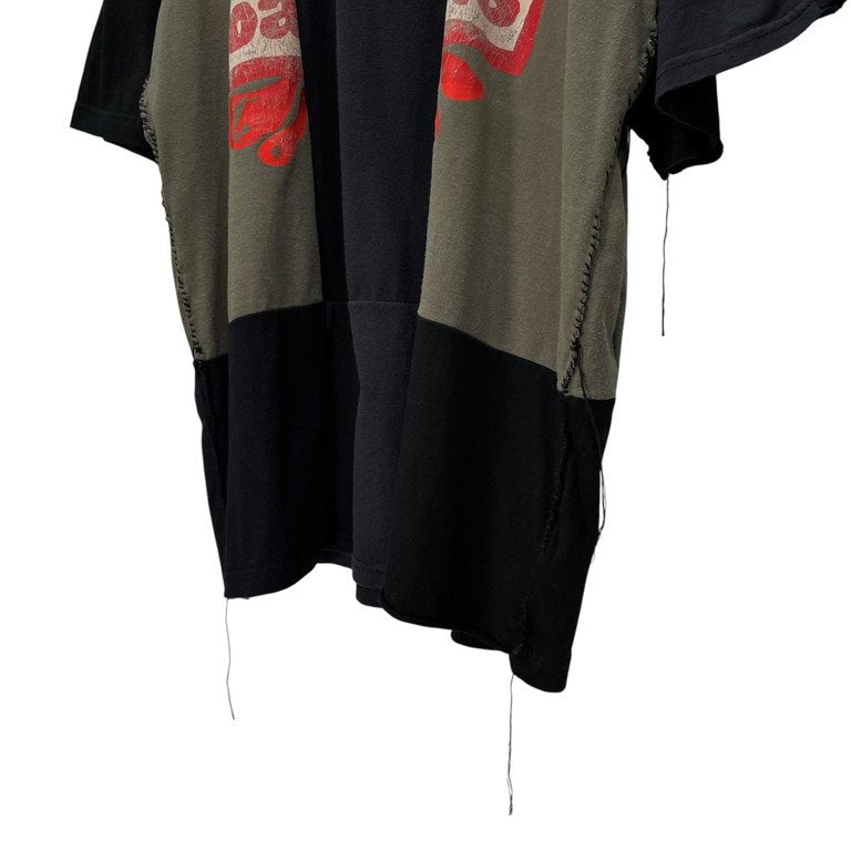 Children of the Discordance x SEMBL RE:PATCH WORK SS TEE L BLACK ASSORT ヴィンテージリメイク空環ハンドステッチパッチワークTシャツ カットソー Tee T-shirt 定価57,200円 チルドレンオブザディスコーダンス センブル