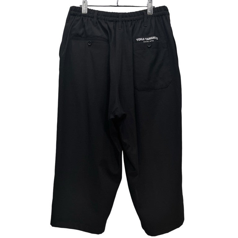 Yohji Yamamoto Pour Homme REPLICA 91SS ウールギャバジンがま口ポケットクロップドパンツ 鞄 カバン ボトムス 18SS 復刻 Archive 90s ヨウジヤマモトプールオム メンズ