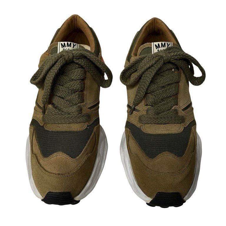 Maison MIHARA YASUHIRO × Nigel Cabourn 20AW UK SNEAKER トレーニングシューズモチーフボリュームソールローカットスニーカー 靴 クツ C05FW703 804139-62010 定価38,500円 メゾンミハラヤスヒロ ナイジェルケーボン メンズ