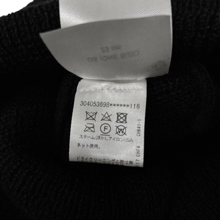 CHROME HEARTS WOOL WATCH CAP CHプラス刺繍ウールニットビーニー キャップ 帽子 ブラック クロムハーツ メンズ レディース ユニセックス
