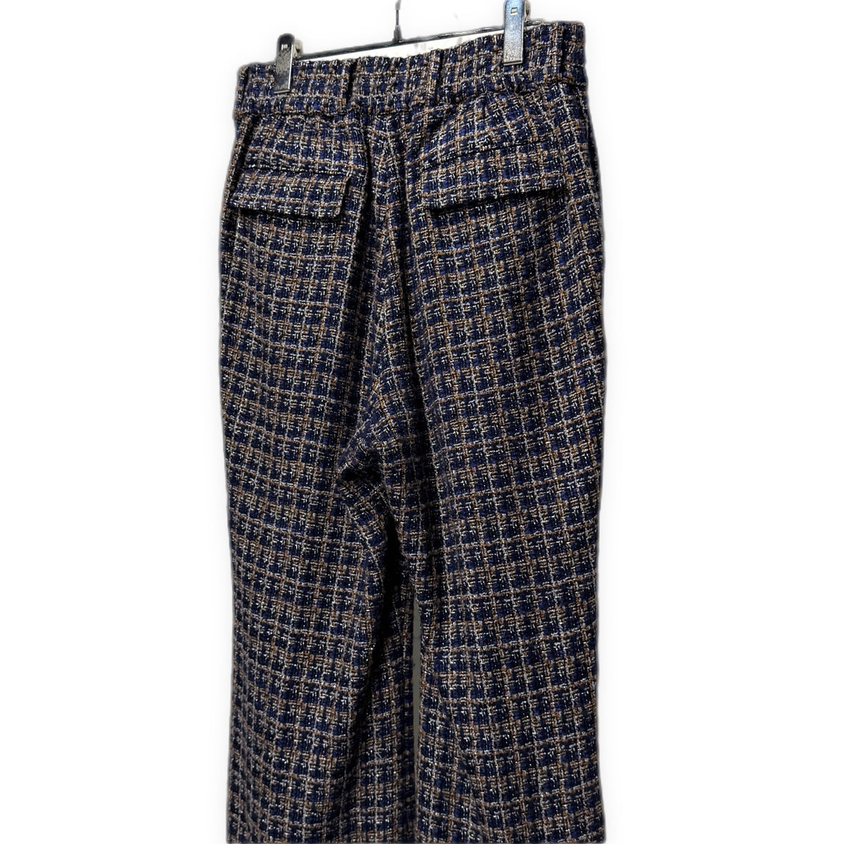 SUBLATIONS GLITTERY TWEED FLARE EASY TROUSERS 銀糸混紡ツイードフレアイージーパンツ ボトムス S071407 サブレーション メンズ