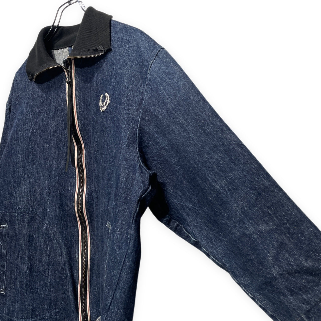 [-]Minus 24SS SLASH SEAM TRUCK JACKET 70's SELVEDGE DENIM セルヴィッジデニムスラッシュシームカットオフトラックジャケット ブルゾン 赤耳 アウター マイナス メンズ
