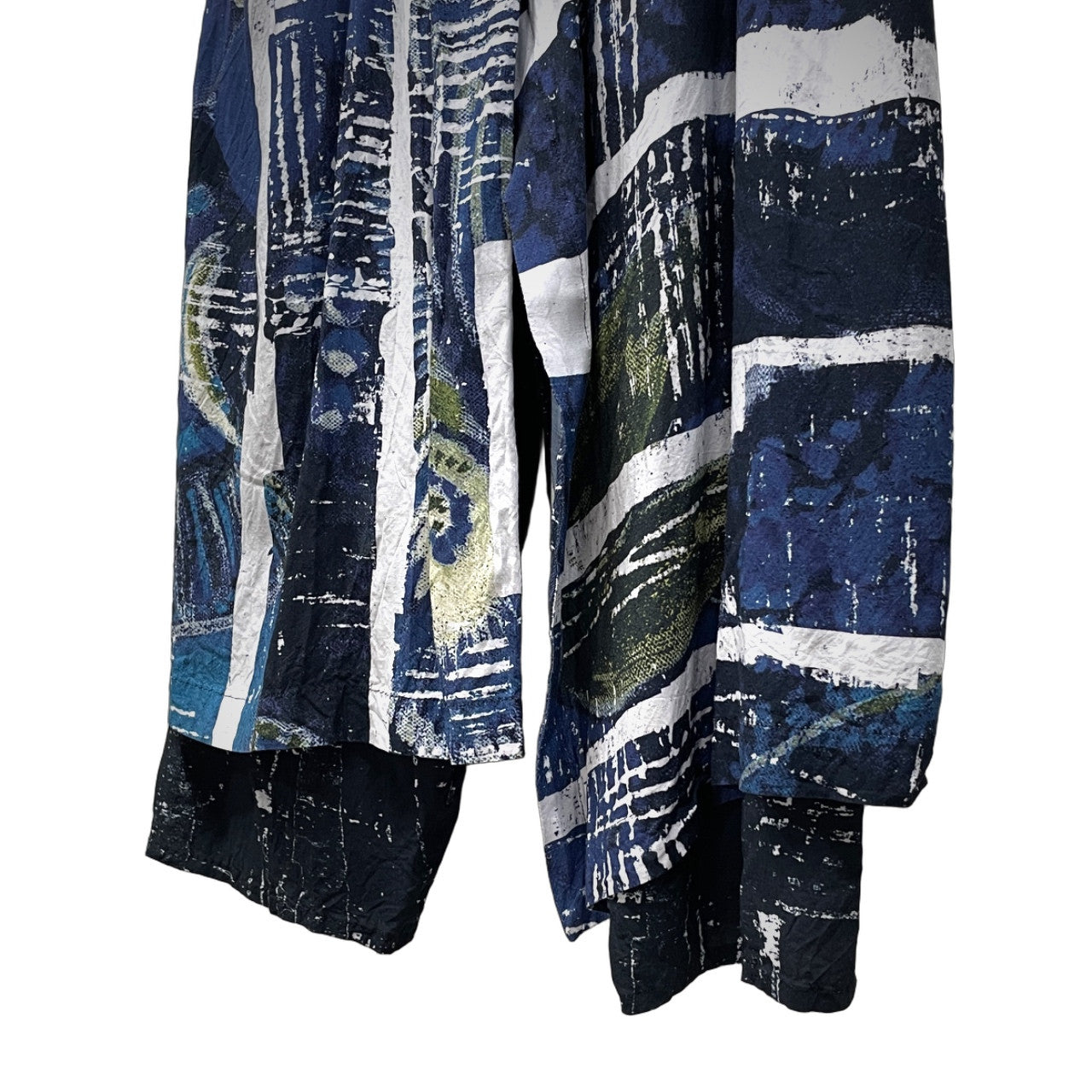 Ground Y 20AW 西洋画プリントレーヨンラップパンツ ボトムス 総柄 Yohji Yamamoto ヨウジヤマモト グラウンドワイ メンズ レディース ユニセックス