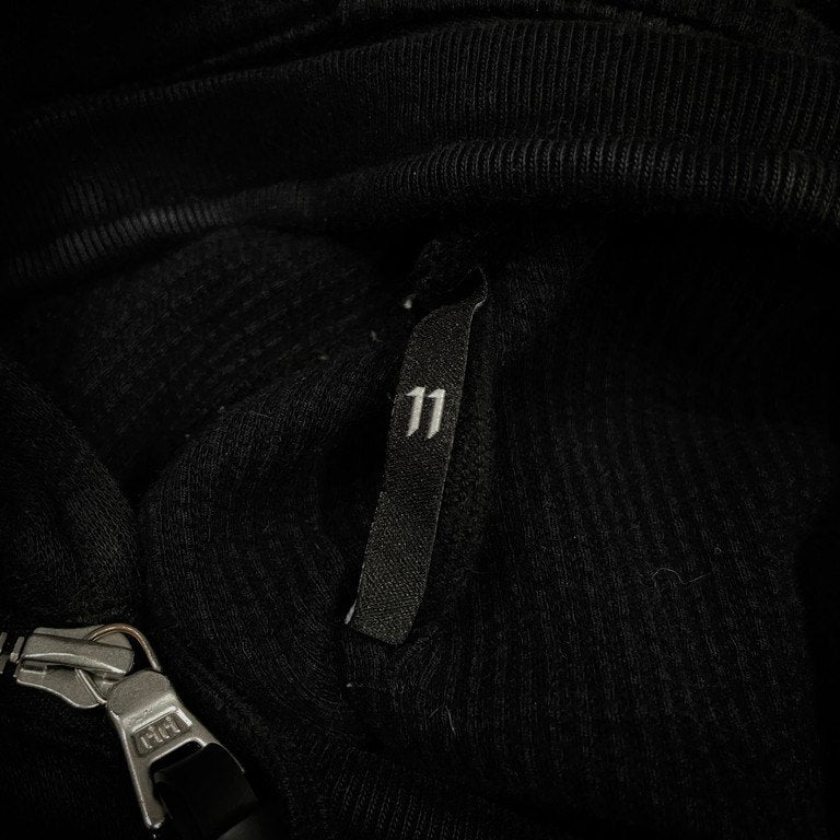 11 by Boris Bidjan Saberi ジップフードプルオーバーサムホールフーディ フーデッドパーカー フード トップス アウター 脱着 取り外し可能 BBS イレブン バイ ボリスビジャンサベリ メンズ