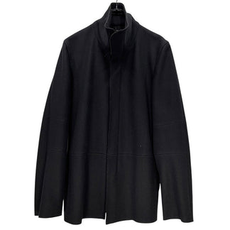 CoSTUME NATIONAL HOMME 99AW ウールカットオフ忍者ネックジップアップハーフコート ジャケット Archive 90s NINJA ハイネック ブルゾン アウター コスチュームナショナル メンズ