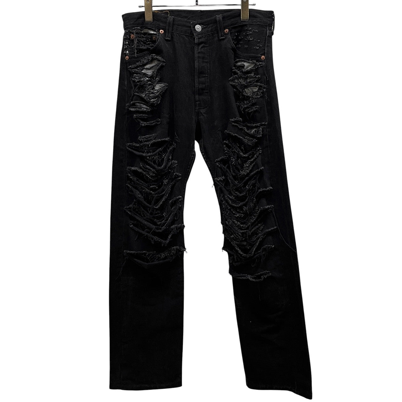 VINTI ANDREWS リーバイスリメイクダメージデニムパンツ ジーンズ 加工 Levi's ボトムス ヴィンティアンドリュース メンズ