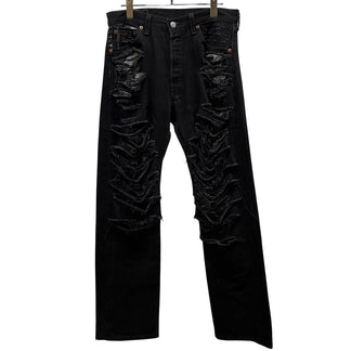 VINTI ANDREWS リーバイスリメイクダメージデニムパンツ ジーンズ 加工 Levi's ボトムス ヴィンティアンドリュース メンズ