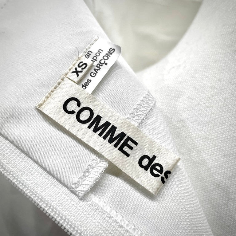 COMME des GARCONS 20SS カットオフ脱構築オフショルダートップス ブラウス シャツ 裁ち切り 切りっぱなし 変型 Archive Orlando オルランド コムデギャルソン レディース