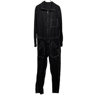 sulvam 21AW ウールギャバジンジャンプスーツ シワギャバ つなぎ オーバーオール ジャケット パンツ アウター SO-Y03-150 サルバム メンズ