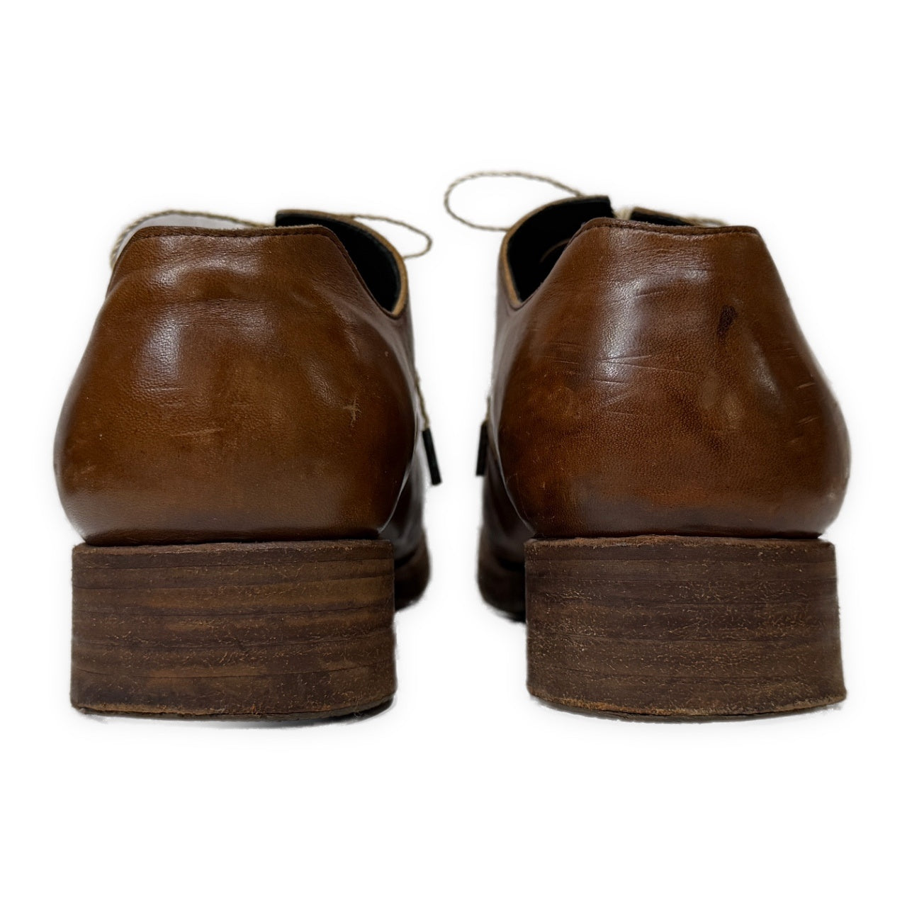 EMATYTE D20B DERBY SHOES NATURAL BROWN カーフレザーワンピースパターンダービーシューズ 短靴 一枚革 クツ 42 エマタイト メンズ