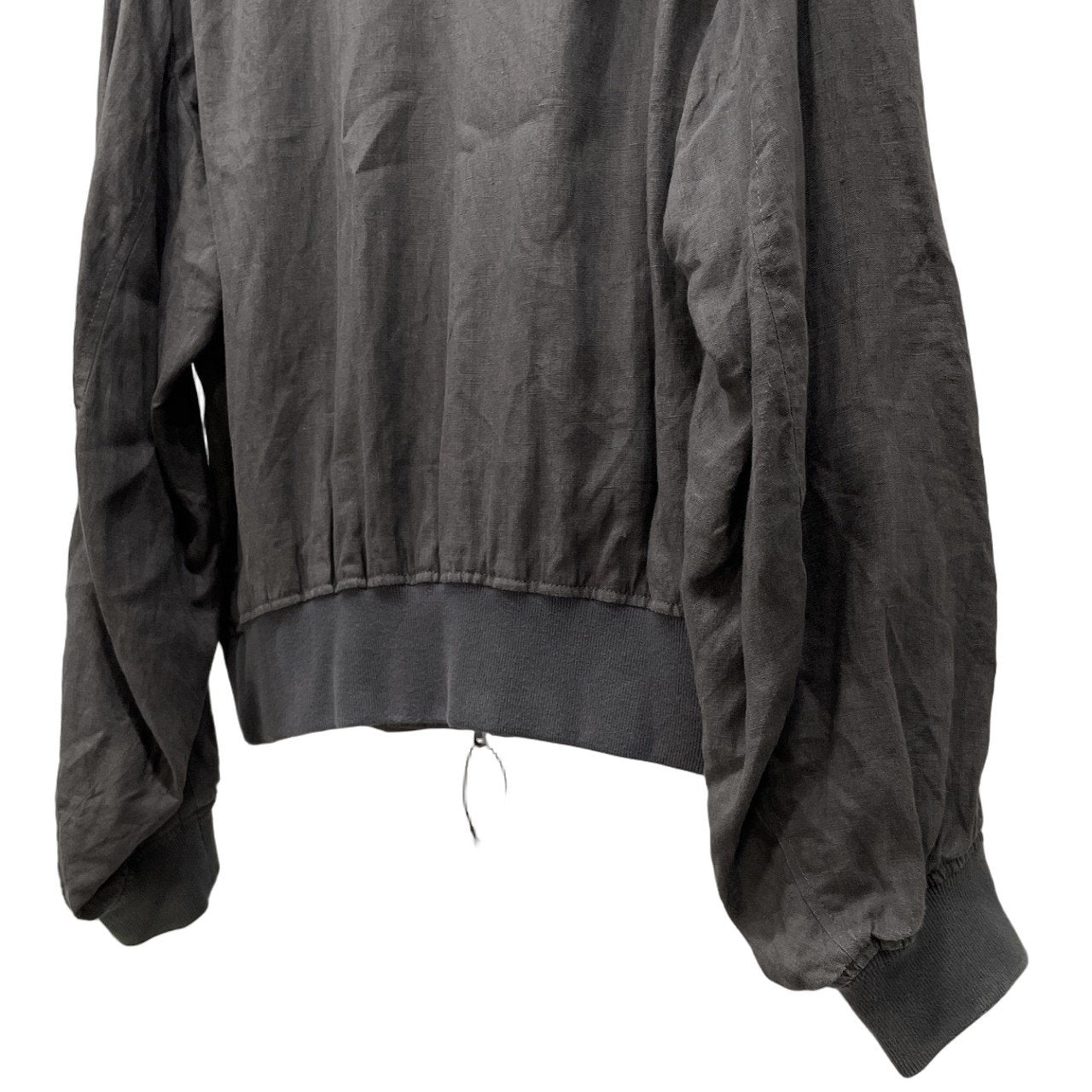 Y's for men × 120% LINO 25SS BLOUSON リネン襟付きダブルジップリブブルゾン ジャケット コート アウター 定価162,800円 Yohji Yamamoto Pour Homme ヨウジヤマモトプールオム ワイズフォーメン メンズ