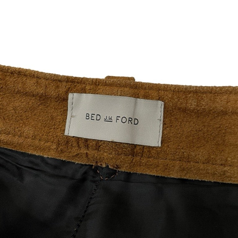 BED J.W. FORD スエードホースレザージョッパーズパンツ ジップ ウエスタン スウェード ボトムス ベッドフォード メンズ