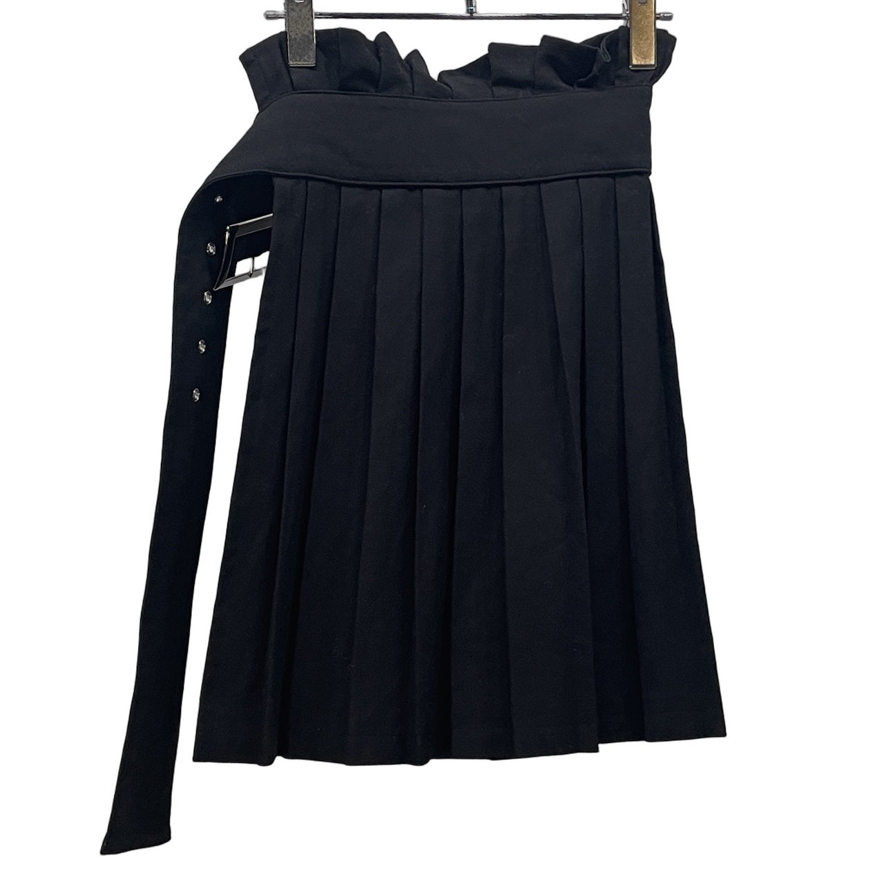 LIMI feu ウールプリーツアシンメトリー巻きスカート ボトムス パンツ レイヤード Yohji Yamamoto リミフゥ ヨウジヤマモト レディース