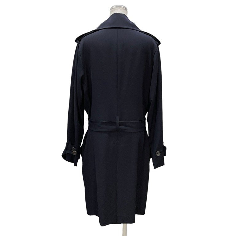 Y's ウールギャバジンベルテッドロングコート Archive 90s ジャケット ブルゾン アウター Yohji Yamamoto Femme ヨウジヤマモトファム ワイズ レディース