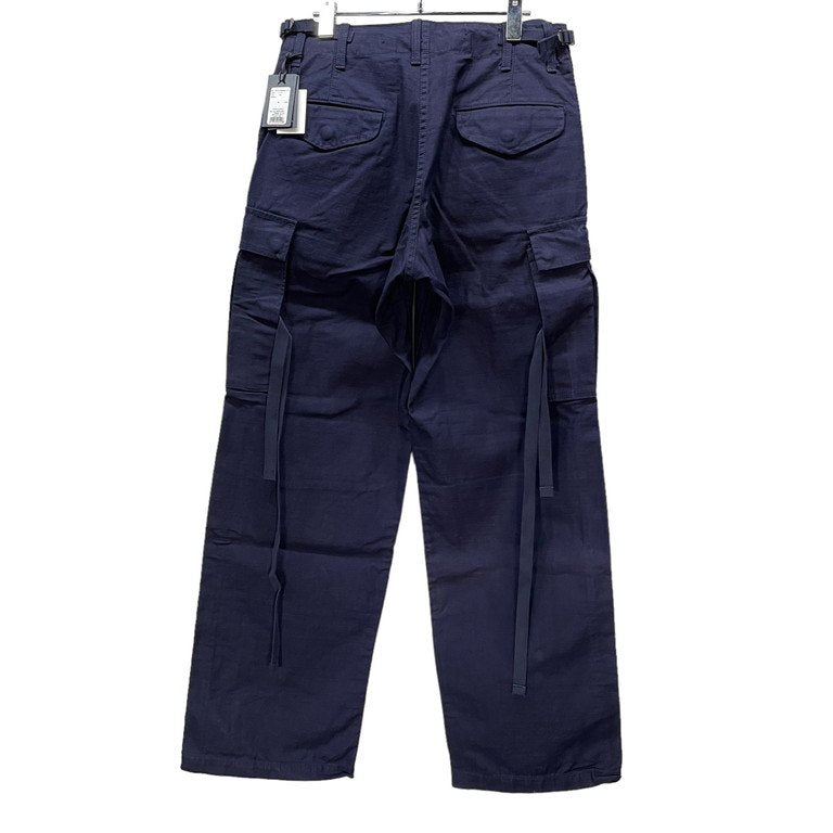 Nigel Cabourn タグ付き CARGO PANTS カーゴパンツ 定番 W32 ボトムス ミリタリー 軍パン 平織 濃紺 ネイビー コットン 8010050004 日本製 定価\30.450- ナイジェルケーボン メンズ