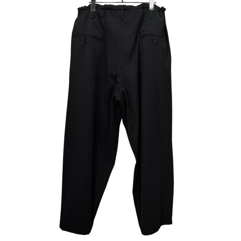 Yohji Yamamoto Pour Homme 22AW WOOL GABARDINE CLASSIC DRAWSTRING PANTS ウールギャバジンドローストリングイージーパンツ ボトムス ヨウジヤマモトプールオム メンズ