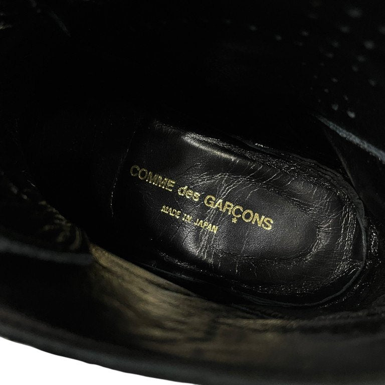 COMME des GARCONS カーフレザーパンチングメダリオンフラットシューズ チャッカブーツ ブローグ 靴 クツ Archive コムデギャルソン レディース