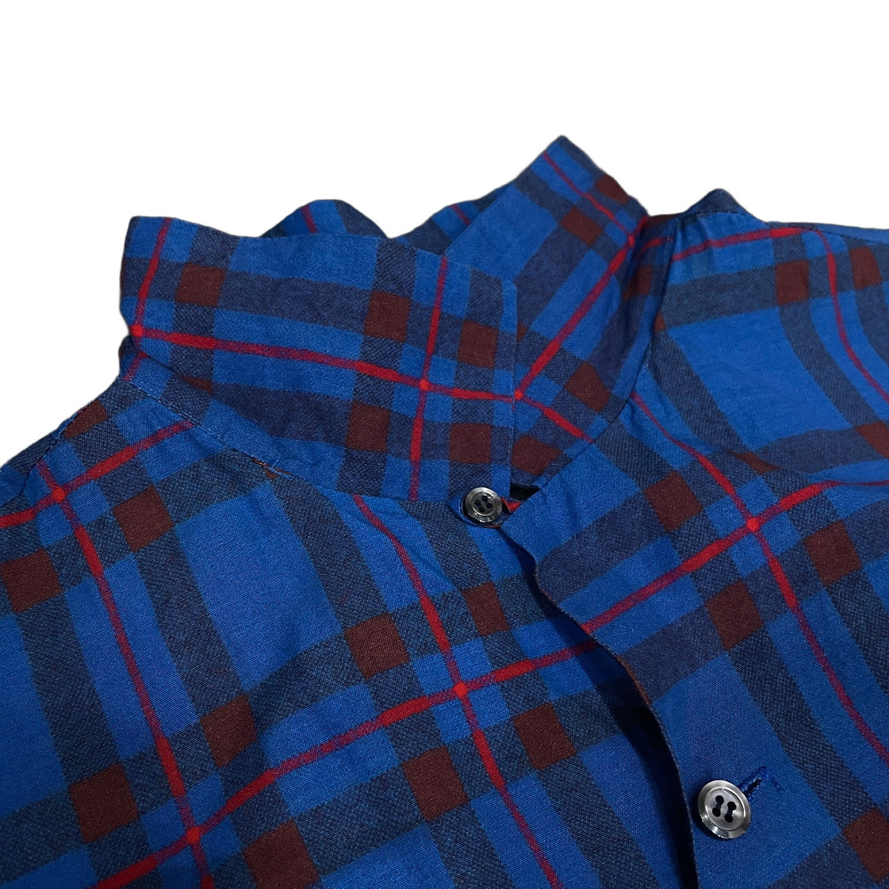 NOiSECRAFT Eliot Tartan Shirt エリオットタータンチェックオープンカラーシャツ ブラウス 開襟 トップス 定価29,160円 ノイズクラフト メンズ