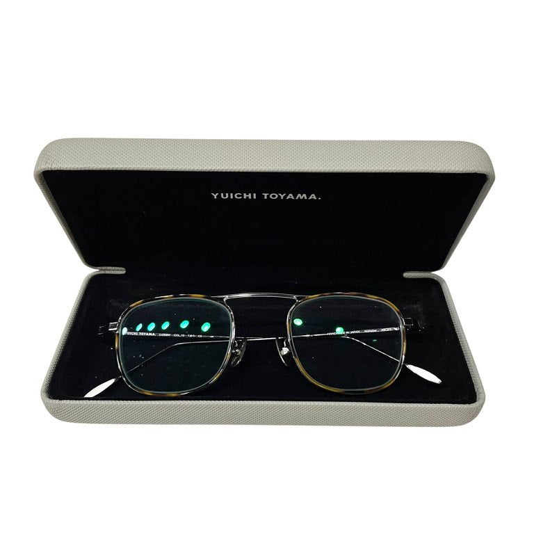YUICHI TOYAMA W.Walter U-068W col.10 ハイブリッジスクエアメタルフレームウィンザーセルリムメガネ アイウェア 眼鏡 定価45,100円 ユウイチトヤマ メンズ レディース ユニセックス