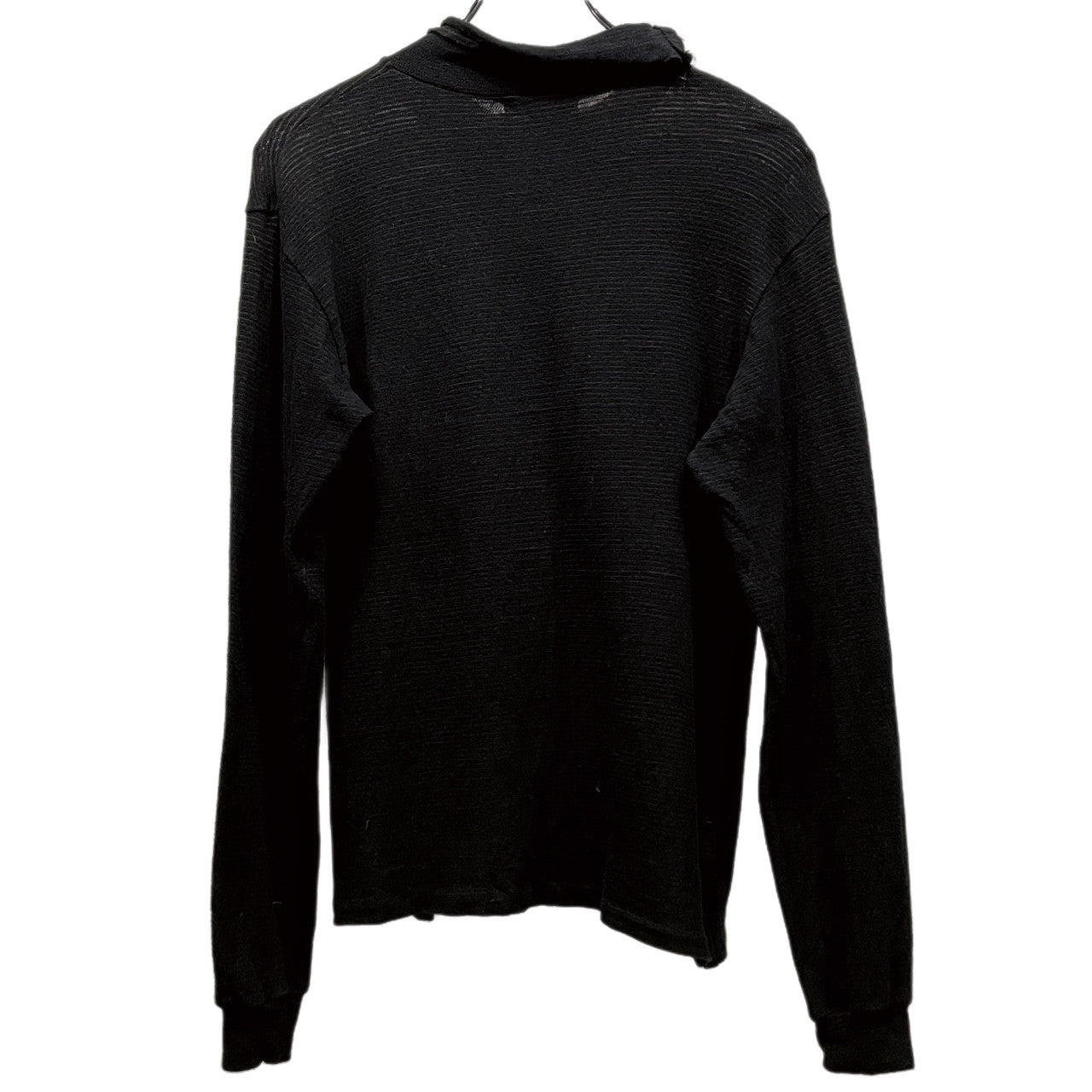 Y's for men カットオフハイネック細ボーダーリブTシャツ カットソー タートルネック Tee T-shirt トップス Archive Yohji Yamamoto Pour Homme ワイズフォーメン ヨウジヤマモトプールオム メンズ