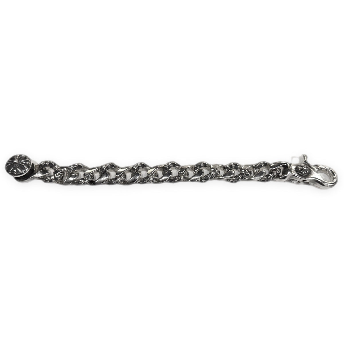 CHROME HEARTS CHROME HEARTS FNCY CHN LNK Crip Bracelet ファンシーチェーンリンククリップブレスレット 中期 90年代後期 1990s SILVER 925 SV バングル アクセサリー クロムハーツ シルバー メンズ