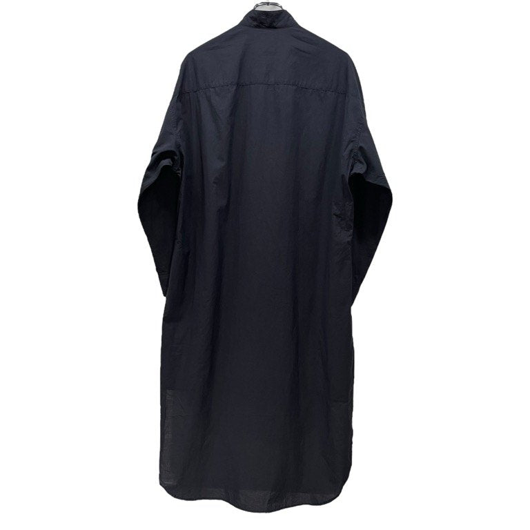 B Yohji Yamamoto 17SS コットンブロードラウンドカットヘムロングシャツワンピース ブラウス トップス ビー ヨウジヤマモト レディース メンズ ユニセックス
