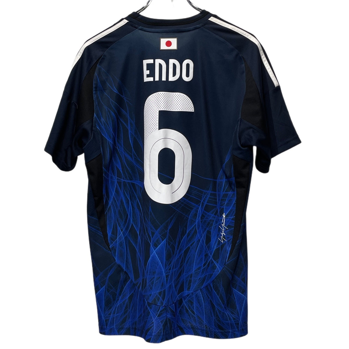 Y-3 JFA ユニフォームシャツ サッカー日本代表 レプリカ Tシャツ カットソー ロゴ 6 ENDO 遠藤 IU0964 Yohji Yamamoto adidas ワイスリー ヨウジヤマモト アディダス メンズ レディース ユニセックス