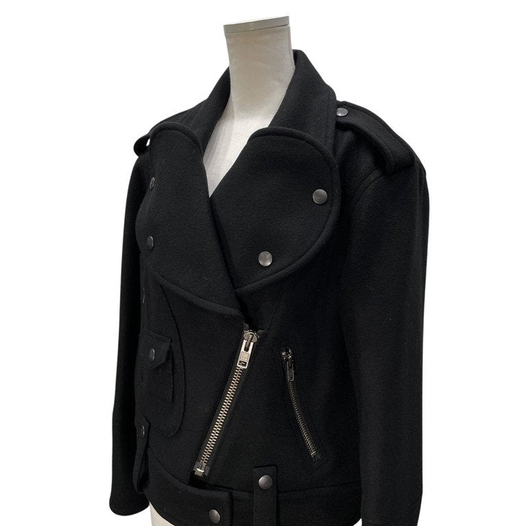 Vivienne Westwood RED LABEL ウールメルトンダブルライダースラブジャケット ブルゾン コート アウター ヴィヴィアンウエストウッド レッドレーベル レディース