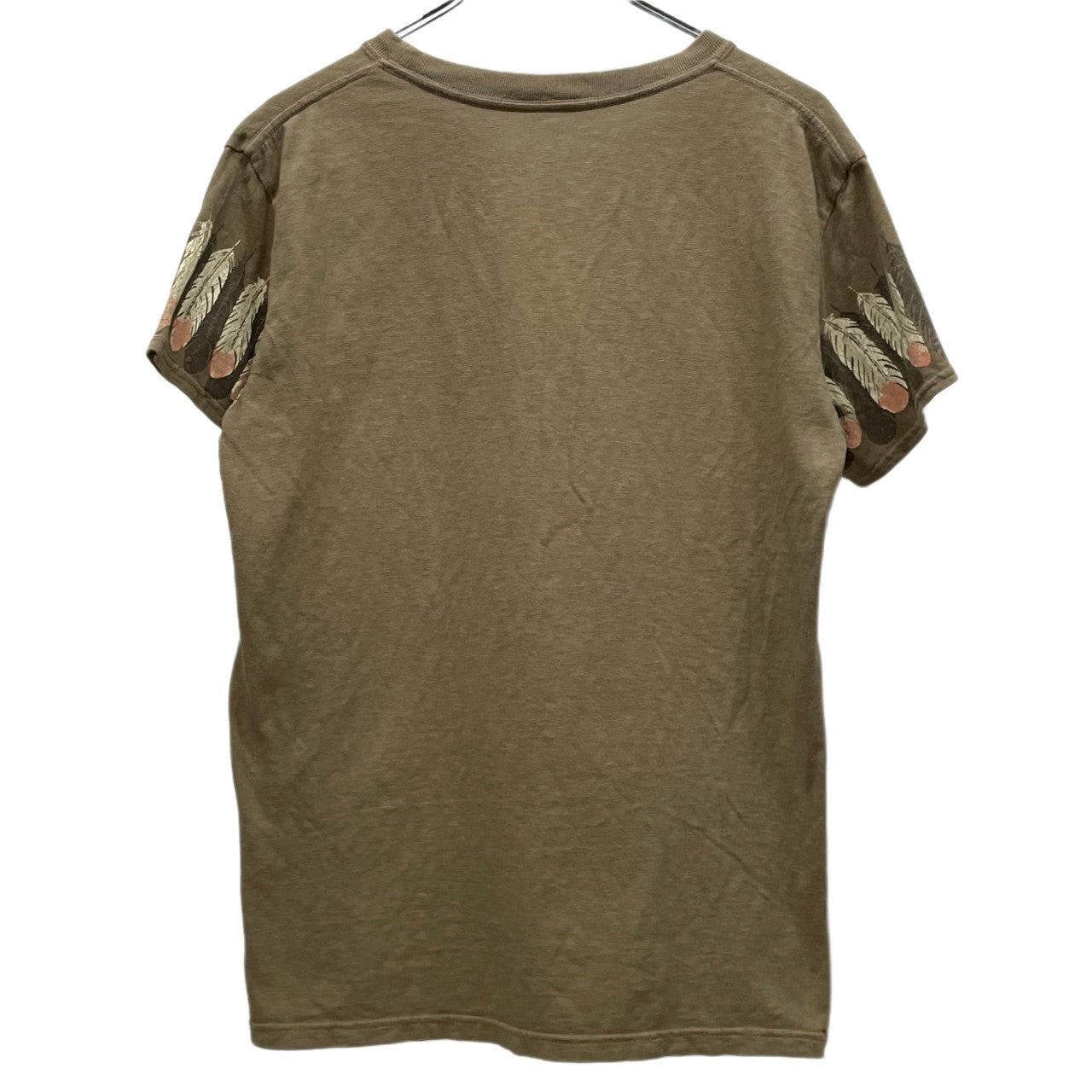 KAPITAL フェザープリントクルーネックTシャツ カットソー Tee T-shirt トップス 半袖 キャピタル メンズ レディース ユニセックス