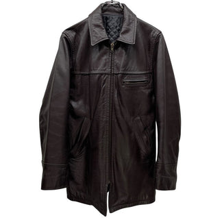 UNDERCOVER 96AW カウレザージップアップカーコート Archive 90s 初期 NOWHERE ジャケット ブルゾン アウター アンダーカバー メンズ