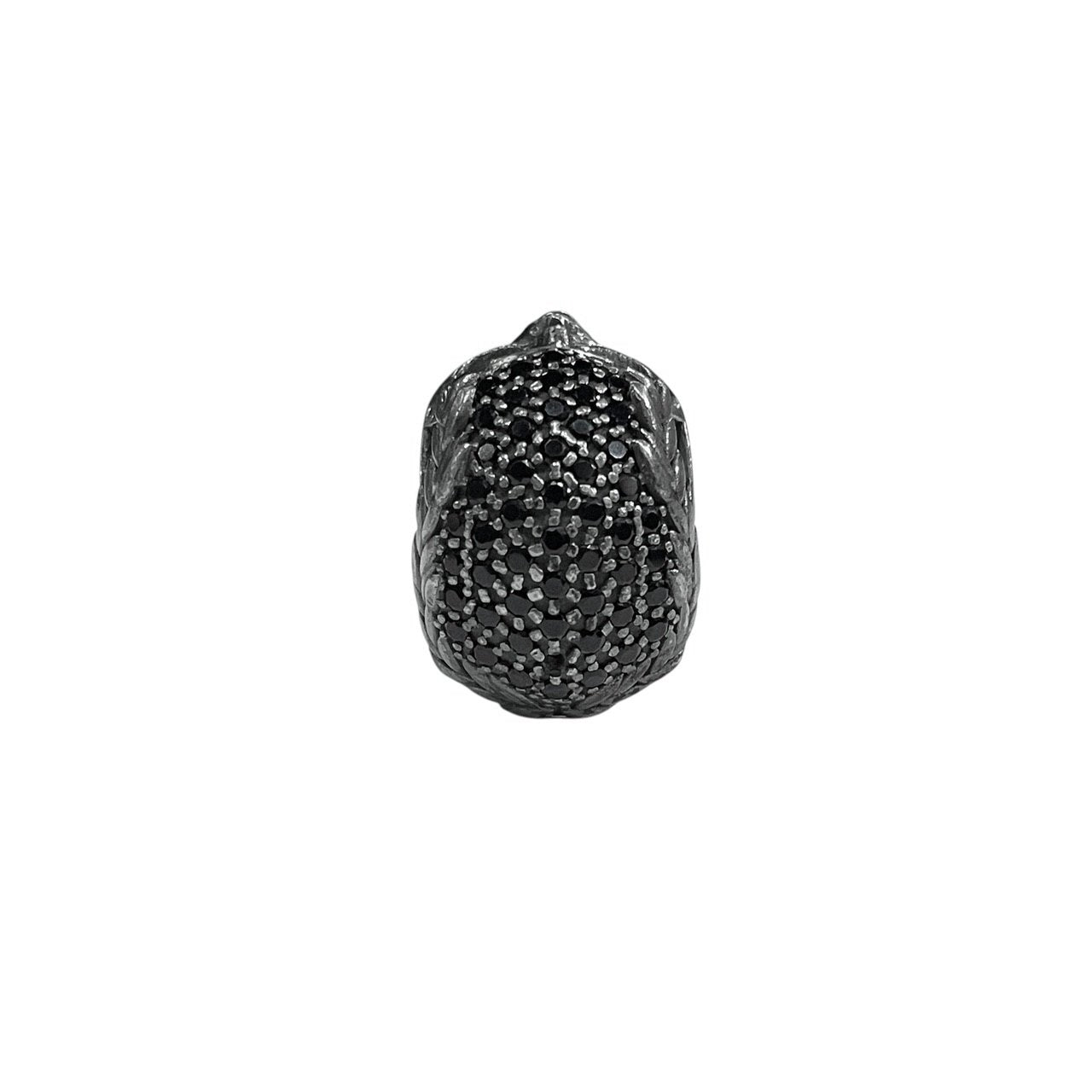 Vivienne Westwood 16AW NEW SKULL RING スワロフスキー装飾ニュースカルリング 骸骨 ドクロ 指輪 アクセサリー シルバー 925 約16号 定価77,760円 ヴィヴィアンウエストウッド メンズ レディース ユニセックス