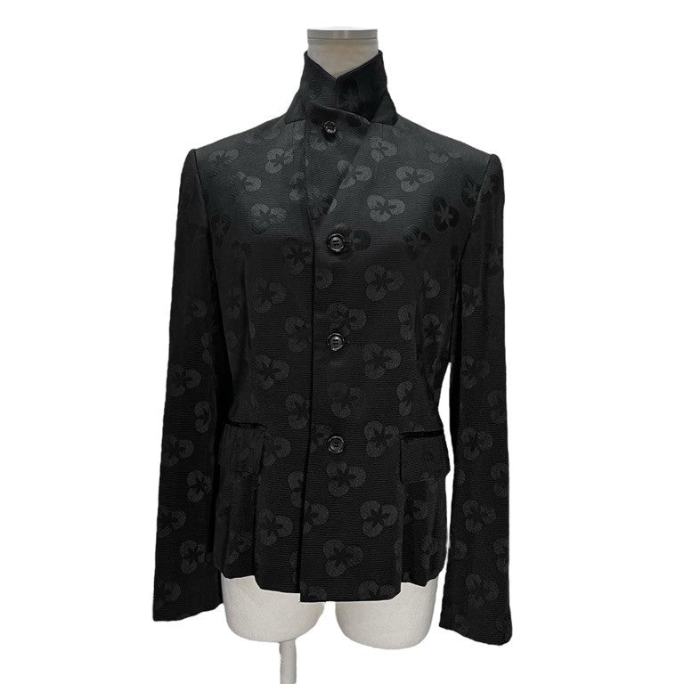 robe de chambre COMME des GARCONS 03AW ポリエステルレーヨンフラワージャカード3Bテーラードジャケット 花柄 総柄 Archive 現コムコム コート アウター コムデギャルソン レディース
