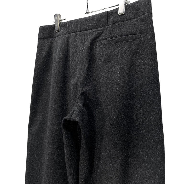 OVERCOAT 23AW PLEATED TROUSER WITH LOOPS IN WOOL FLANNEL ウールカシミヤフランネル1タックトラウザーズ パンツ スラックス ボトムス カシミア 定価69,300円 F23P018-NKCF オーバーコート メンズ