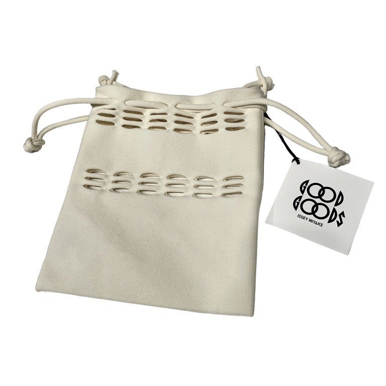 GOOD GOODS ISSEY MIYAKE 24AW MOKKO POCKET 巾着バッグ ポーチ ポシェット GG43-AG122 定価14,300円 未使用タグ付き グッドグッズ イッセイミヤケ メンズ レディース ユニセックス