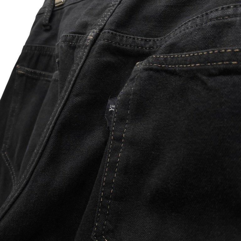 Y's for men ジップカーゴポケットブラックデニムパラシュートパンツ ボトムス Archive Yohji Yamamoto Pour Homme ヨウジヤマモトプールオム ワイズフォーメン メンズ