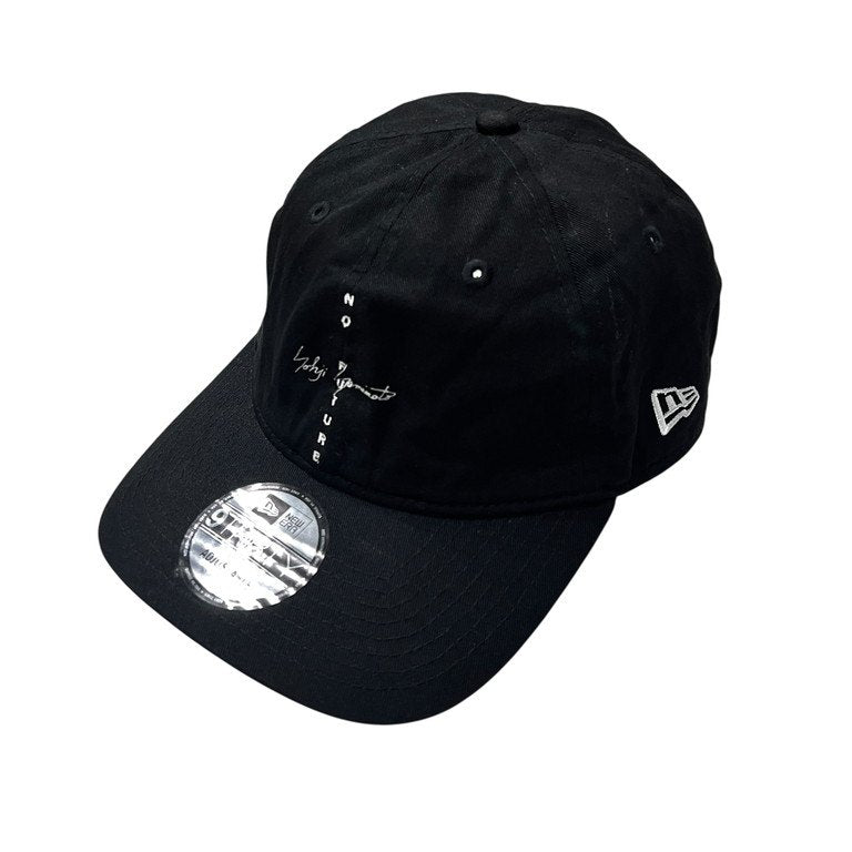 Yohji Yamamoto Pour Homme x NEW ERA COTTON BLACK 9THIRTY NO FUTURE LOGO - Black ロゴ刺繍キャップ 帽子 ヨウジヤマモトプールオム ニューエラ メンズ レディース ユニセックス