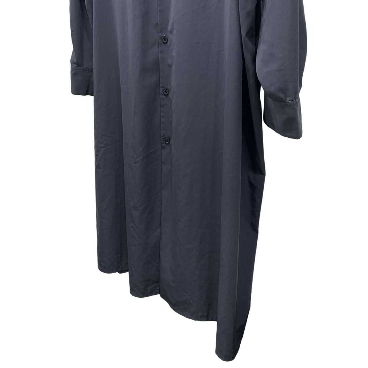 LAD MUSICIAN 20SS Back-Front Long Shirt ポリエステルデシンバックフロントロングシャツ ブラウス トップス アウター ラッドミュージシャン メンズ