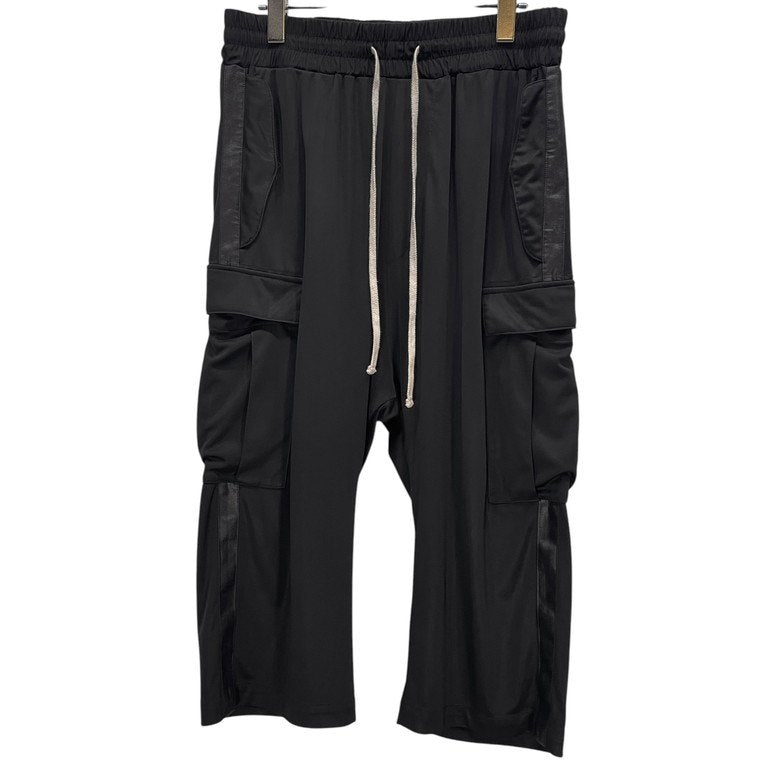 bajra サイドラインクロップドイージーカーゴパンツ ボトムス ウエストゴム ドローストリング 側章 バジュラ メンズ レディース ユニセックス