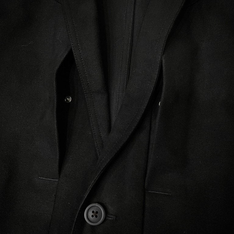 Rick Owens 23AW LUXOR FOGPOCKET LIDO JACKET コットンモールスキンフォグポケットバックベルトテーラードジャケット ブレザー ブルゾン コート アウター RU02C7723-MO リックオウエンス メンズ