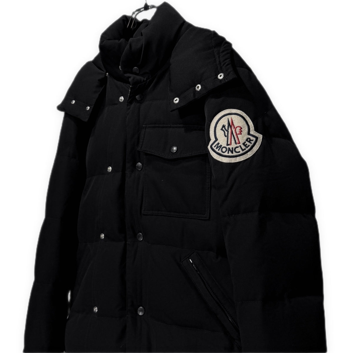 JUNYA WATANABE COMME des GARCONS MAN × MONCLER 06AW ウールギャバジン迷彩裏地ダウンジャケット ブルゾン コート アウター Archive カモフラージュ ジュンヤワタナベ コムデギャルソン マン モンクレール メンズ