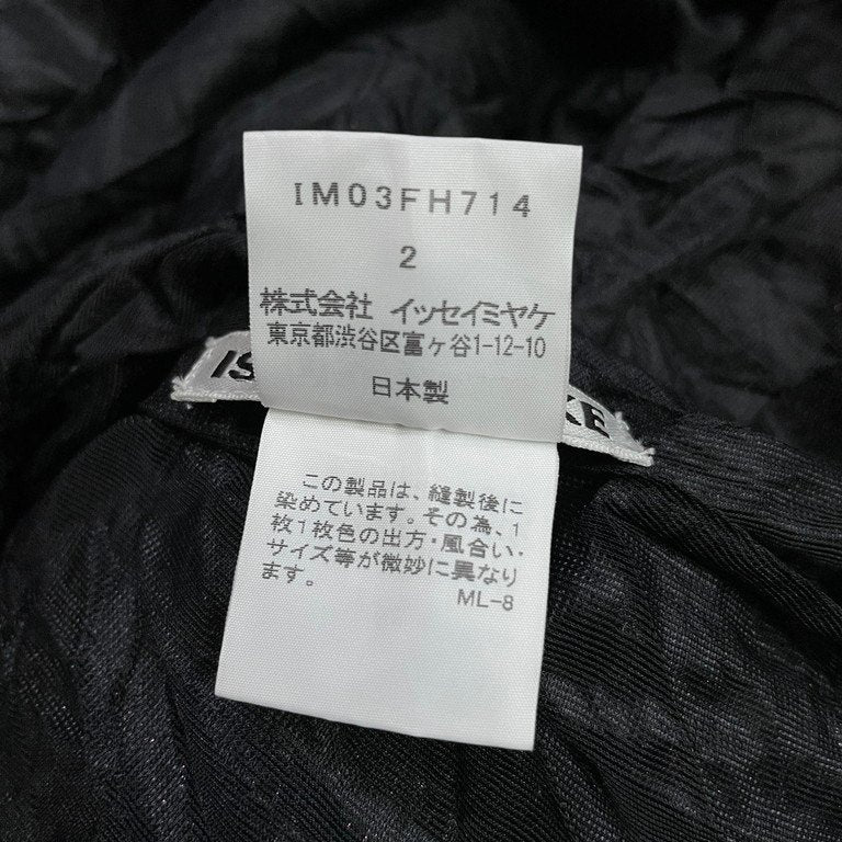 ISSEY MIYAKE 10AW 金属糸混紡ポリエステルプリーツノースリーブメタリックロングワンピース