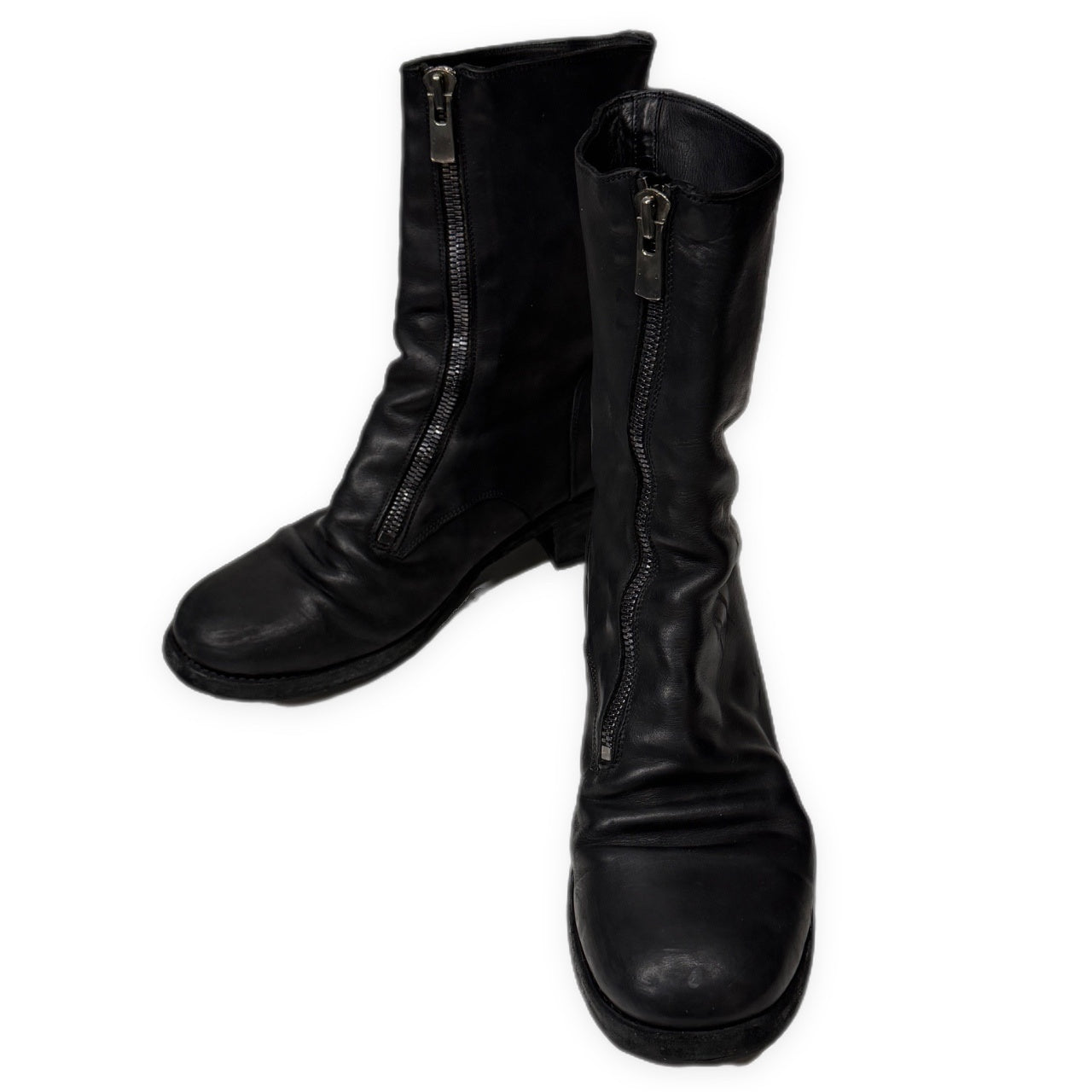 Yohji Yamamoto Pour Homme × GUIDI 23AW SOFT CALF LEATHER FRONT ZIPPER BOOTS ソフトカーフレザーフロントジッパーブーツ HJ-E23-774 788SZ_Y シューズ Vibram 定価265,100円 ヨウジヤマモトプールオム グイディ メンズ